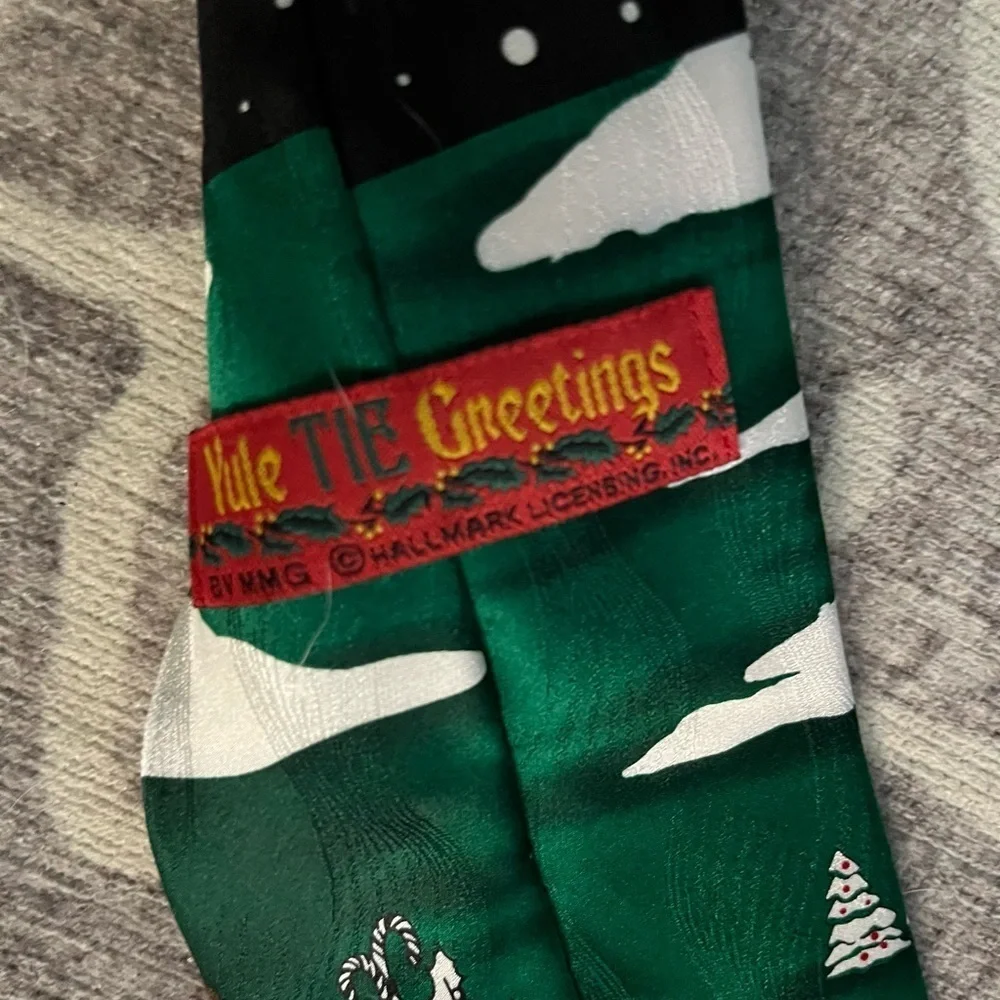 Christmas Santa silk tie